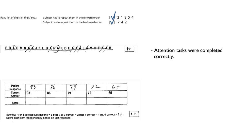 Scoring